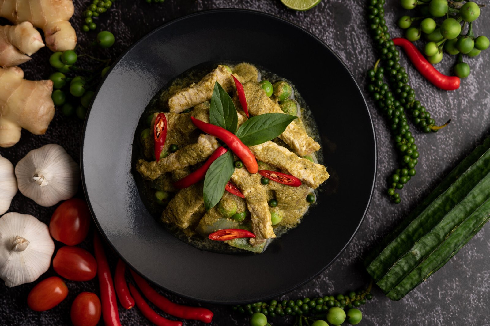 Curry vert thaï aux légumes