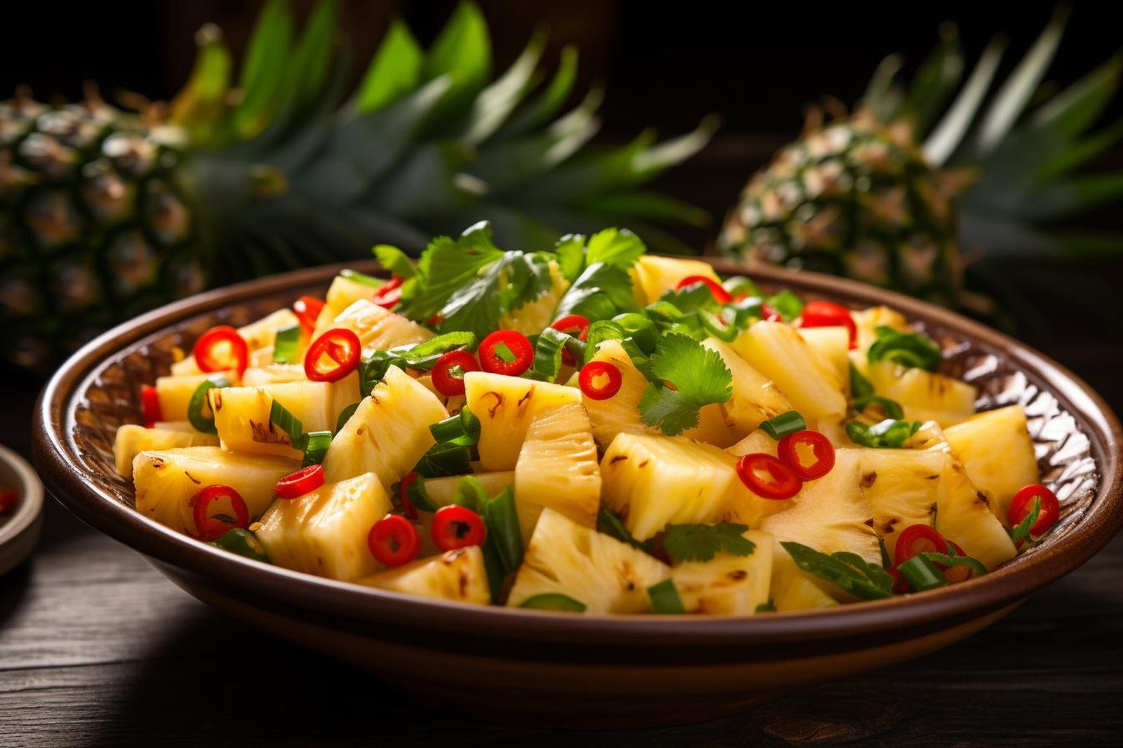 Salade thaï à l'ananas