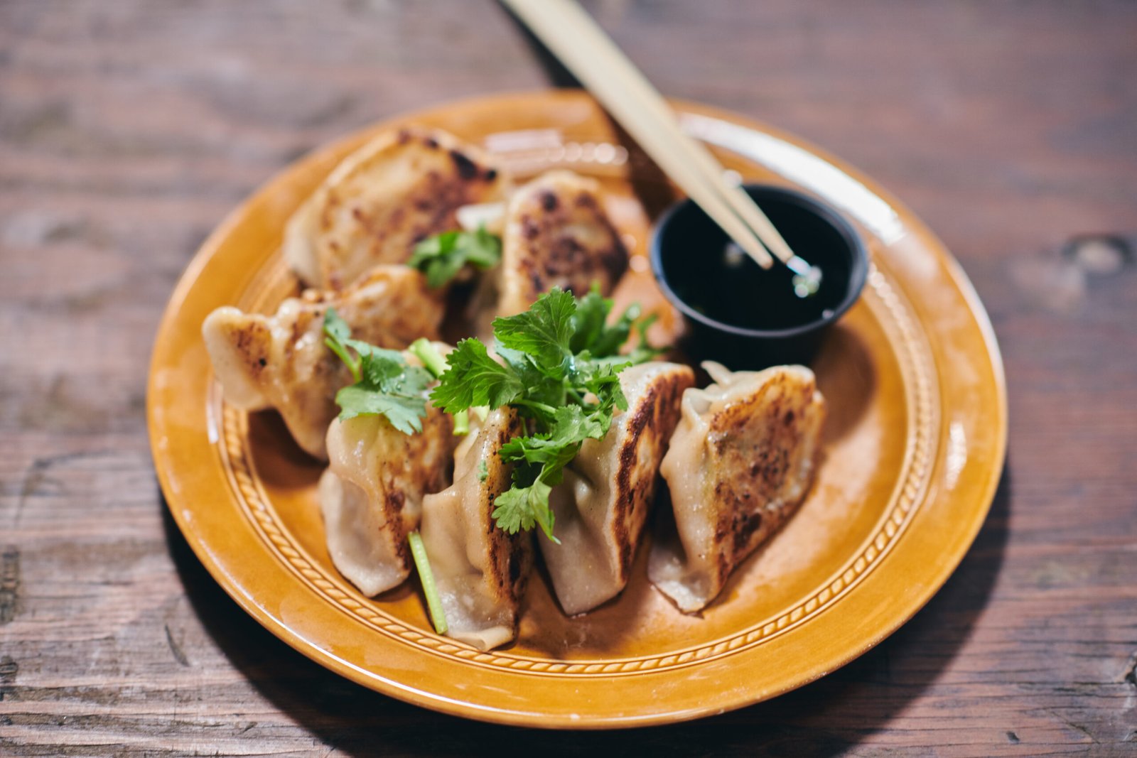 Gyozas grillés au poulet